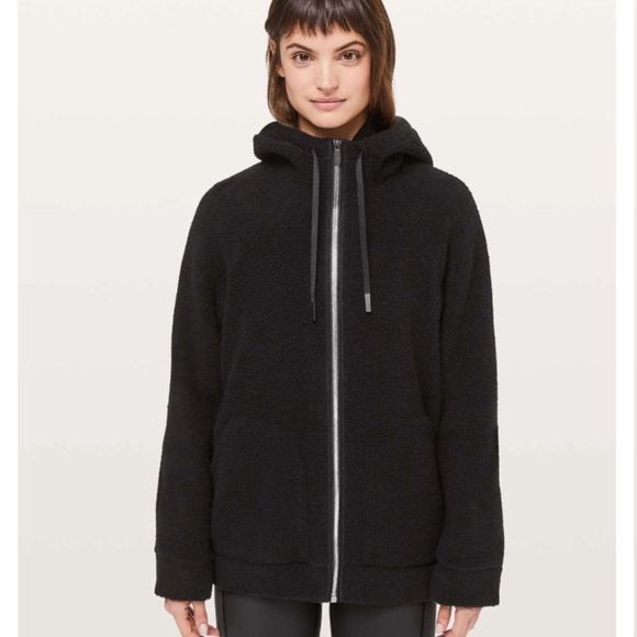 Lululemon So Sherpa Hooded Jacket (Size 2) - Picture 1 of 14